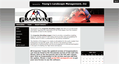 Desktop Screenshot of grapevinewrestling.com