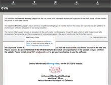 Tablet Screenshot of grapevinewrestling.com